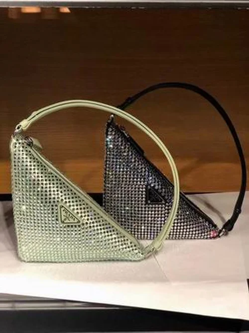 Prada Original Triangle Logo Bag Authentic Saffiano