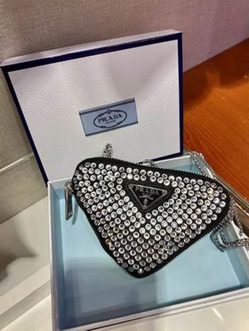 Prada Original Triangle Logo Bag Authentic Saffiano