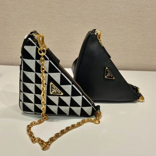 Prada Original Triangle Logo Bag Authentic Saffiano