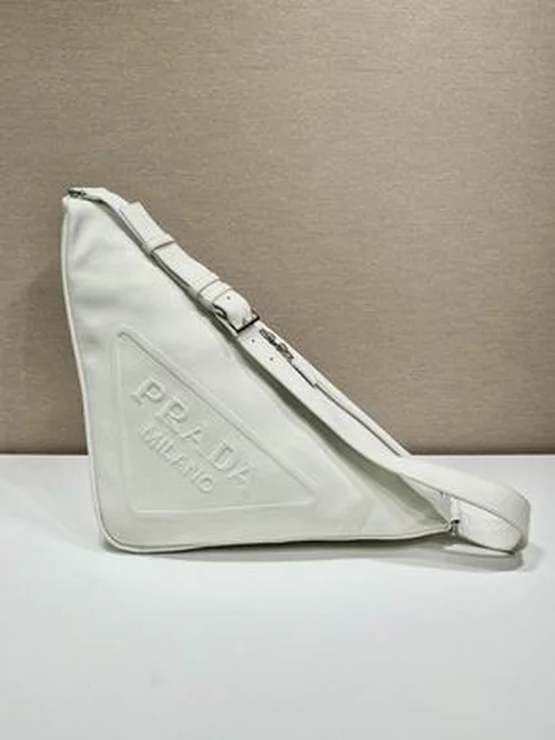 11 Prada Triangle Logo Shoulder Bag Women Luxury Saffiano