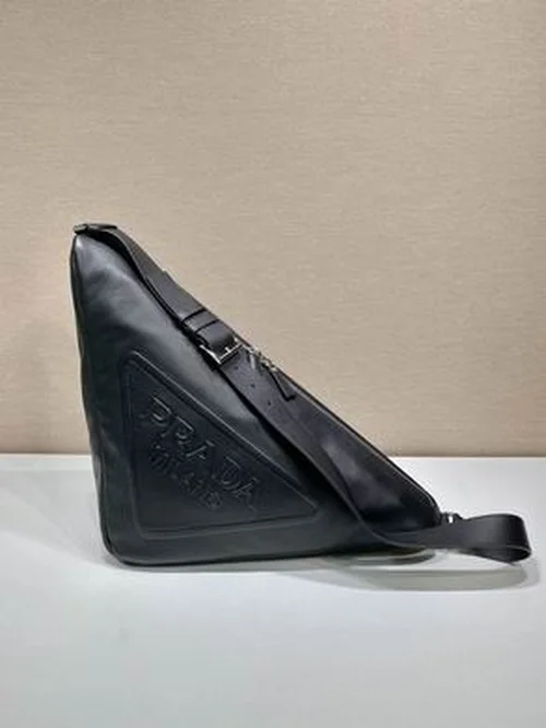 11 Prada Triangle Logo Shoulder Bag Women Luxury Saffiano