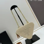 11 Prada Triangle Logo Shoulder Bag Women Luxury Saffiano