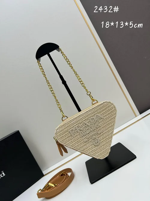 11 Prada Triangle Logo Shoulder Bag Women Luxury Saffiano