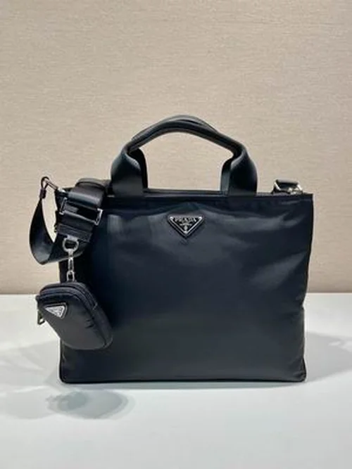 Prada Original Briefcase Men Authentic Saffiano Leather