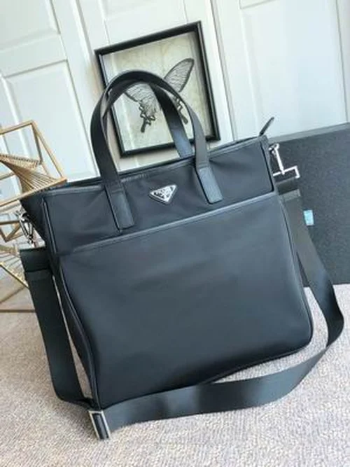 Prada Original Briefcase Men Authentic Saffiano Leather