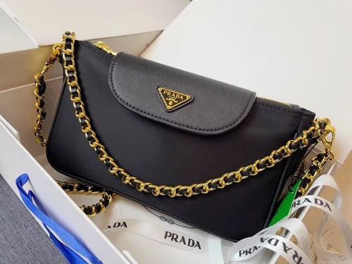 11 Prada One Shoulder Bag Medium Women Luxury Saffiano