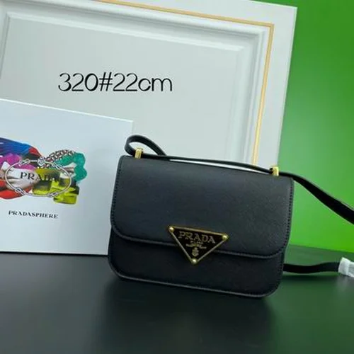 11 Prada One Shoulder Bag Medium Women Luxury Saffiano