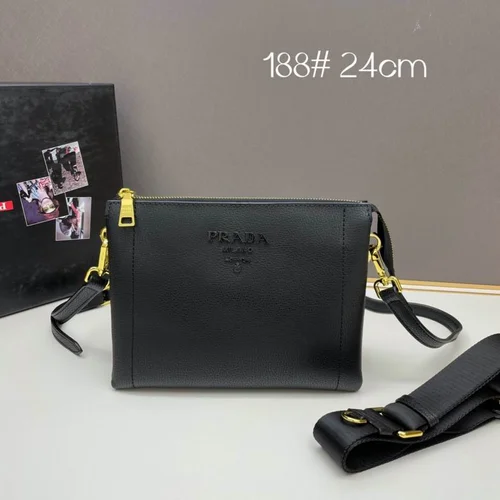 11 Prada One Shoulder Bag Medium Women Luxury Saffiano