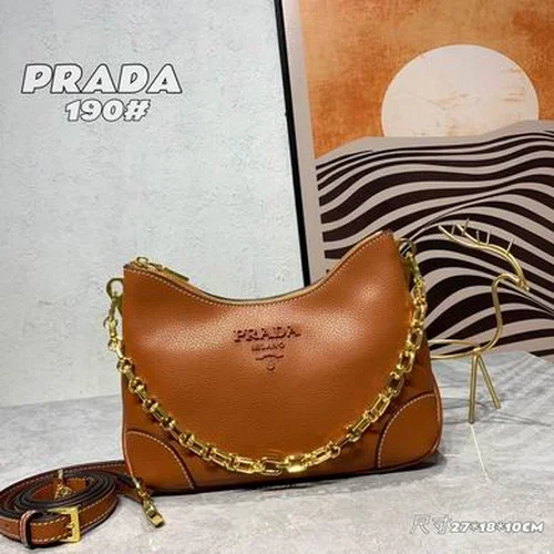 11 Prada One Shoulder Bag Medium Women Luxury Saffiano