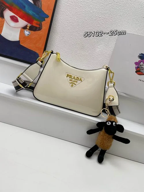 11 Prada One Shoulder Bag Medium Women Luxury Saffiano