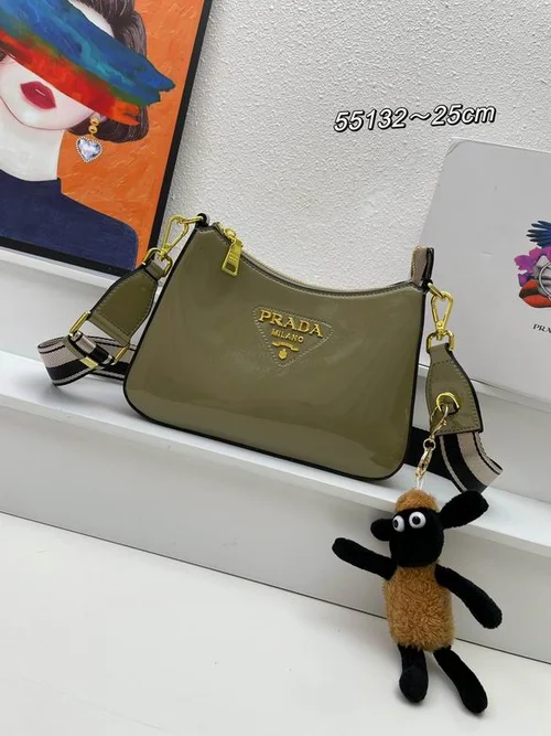 11 Prada One Shoulder Bag Medium Women Luxury Saffiano