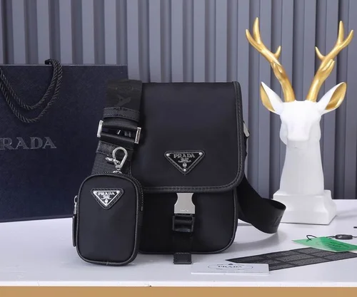 11 Prada One Shoulder Bag Medium Women Luxury Saffiano