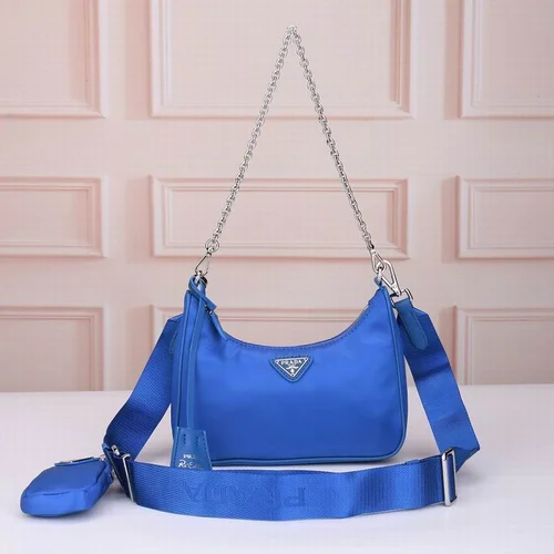 11 Prada Hobo Bag Medium Women Luxury Re-Nylon Designer