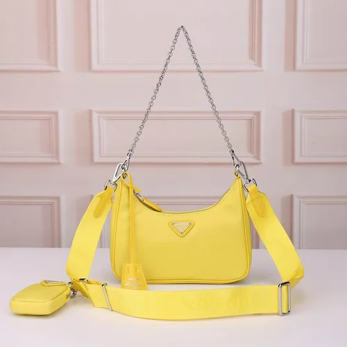 11 Prada Hobo Bag Medium Women Luxury Re-Nylon Designer