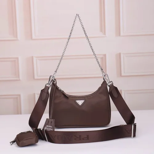 11 Prada Hobo Bag Medium Women Luxury Re-Nylon Designer