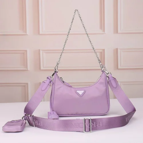 11 Prada Hobo Bag Medium Women Luxury Re-Nylon Designer