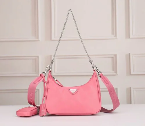 11 Prada Hobo Bag Medium Women Luxury Re-Nylon Designer