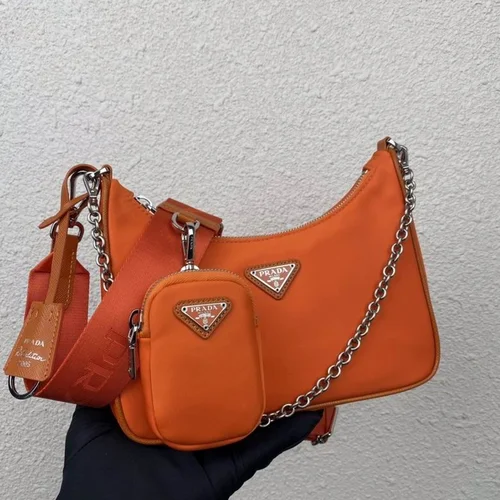 11 Prada Hobo Bag Medium Women Luxury Re-Nylon Designer