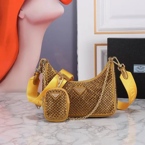 11 Prada Hobo Bag Medium Women Luxury Re-Nylon Designer