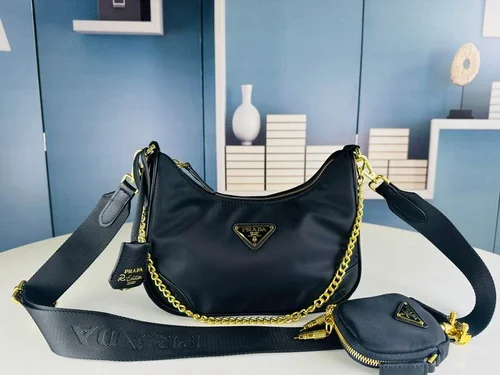 11 Prada Hobo Bag Medium Women Luxury Re-Nylon Designer