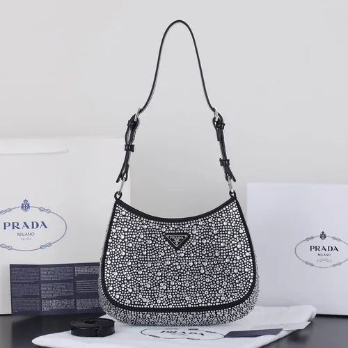 11 Prada Hobo Bag Medium Women Luxury Re-Nylon Designer