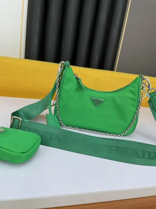 11 Prada Hobo Bag Medium Women Luxury Re-Nylon Designer