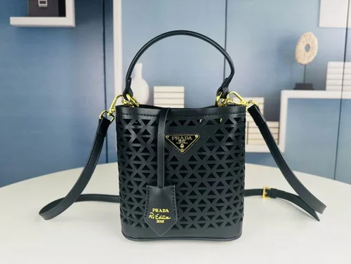 11 Prada Bucket Bag Small Women Luxury Re-Nylon Designer