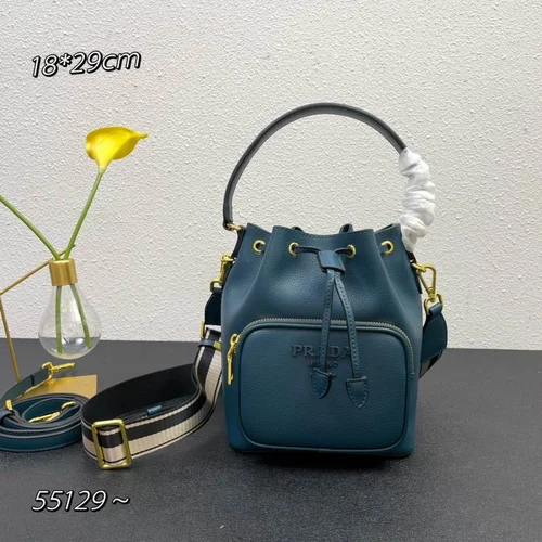 11 Prada Bucket Bag Small Women Luxury Re-Nylon Designer