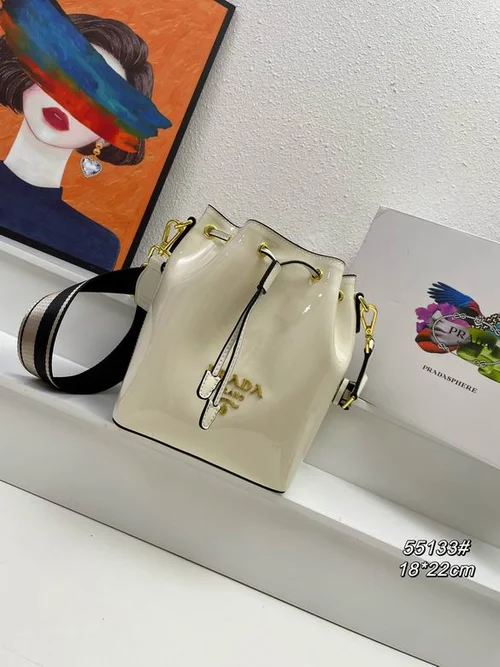 11 Prada Bucket Bag Small Women Luxury Re-Nylon Designer