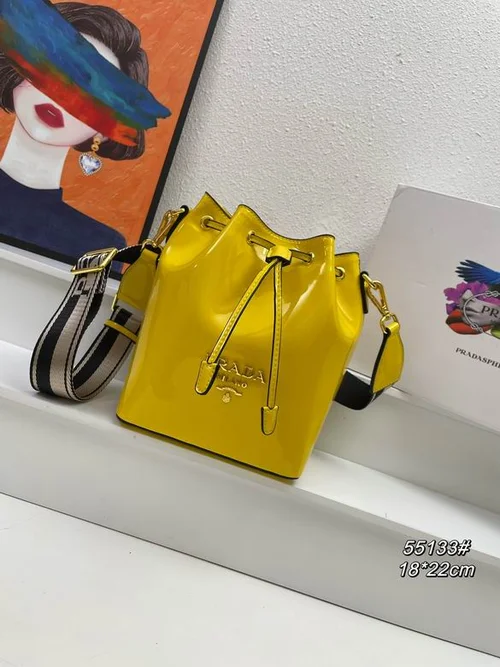 11 Prada Bucket Bag Small Women Luxury Re-Nylon Designer