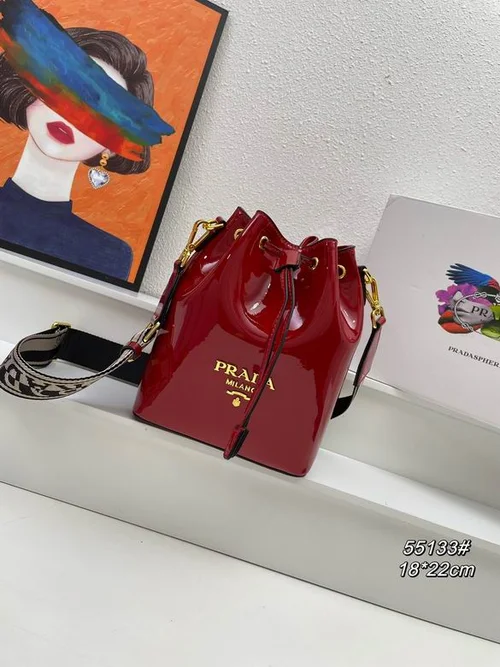 11 Prada Bucket Bag Small Women Luxury Re-Nylon Designer