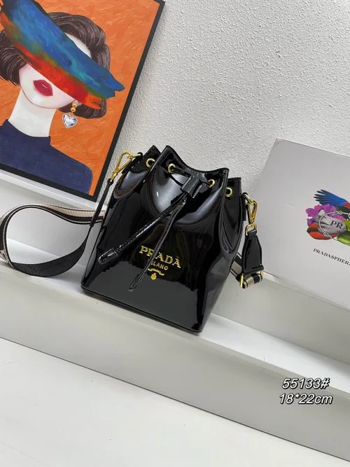 11 Prada Bucket Bag Small Women Luxury Re-Nylon Designer