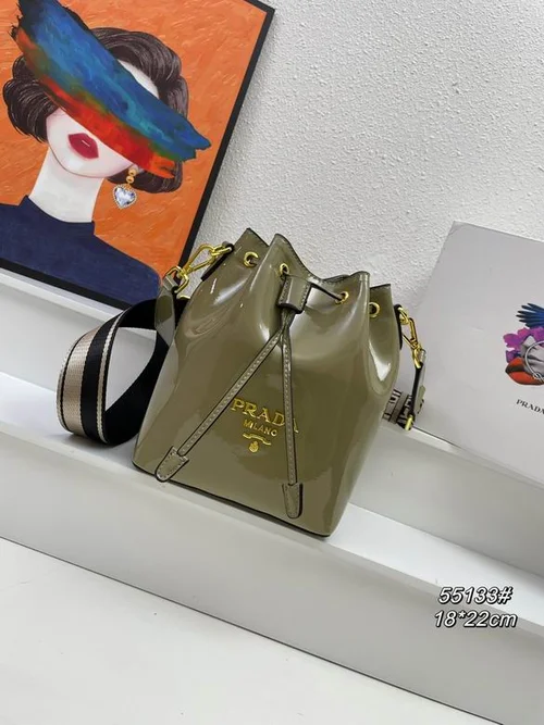 11 Prada Bucket Bag Small Women Luxury Re-Nylon Designer