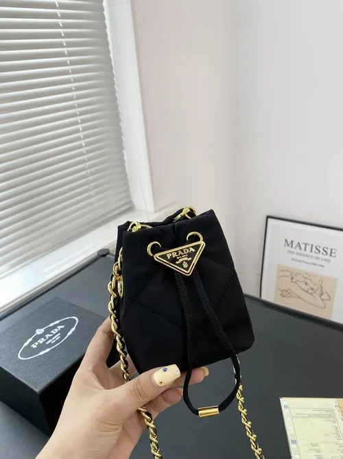 11 Prada Bucket Bag Small Women Luxury Re-Nylon Designer