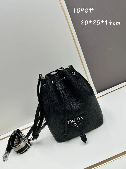 11 Prada Bucket Bag Small Women Luxury Re-Nylon Designer