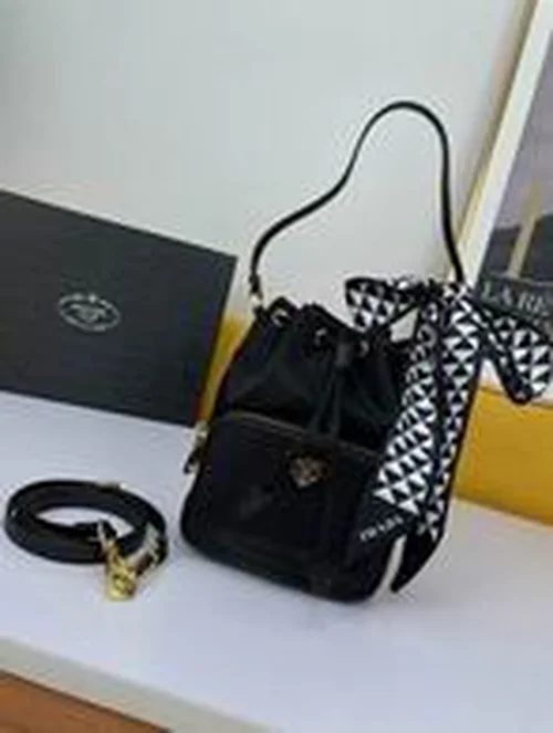 11 Prada Bucket Bag Small Women Luxury Re-Nylon Designer