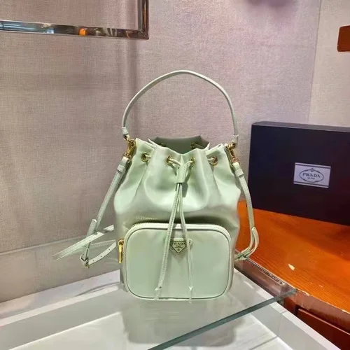 11 Prada Bucket Bag Small Women Luxury Re-Nylon Designer