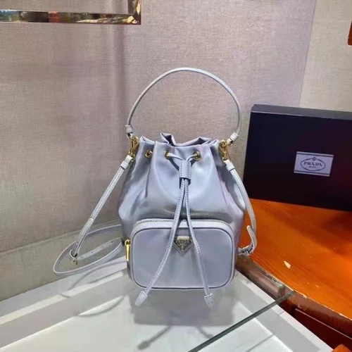 11 Prada Bucket Bag Small Women Luxury Re-Nylon Designer