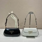 Prada Original Underarm Pouch Authentic Saffiano Leather Luxury