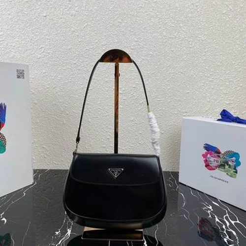 Prada Original Underarm Pouch Authentic Saffiano Leather Luxury