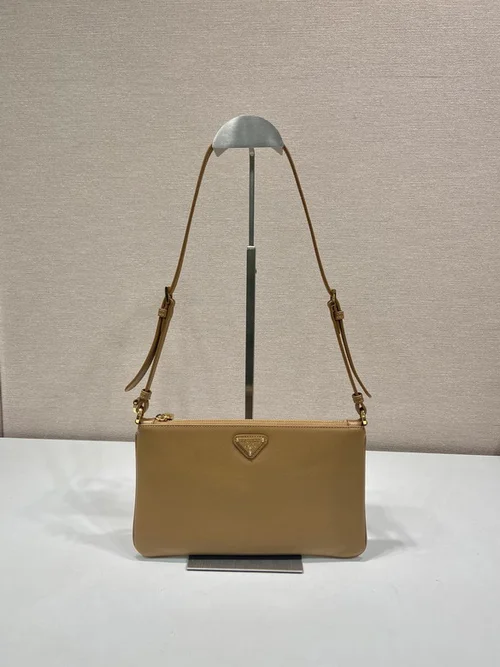 Prada Original Underarm Pouch Authentic Saffiano Leather Luxury