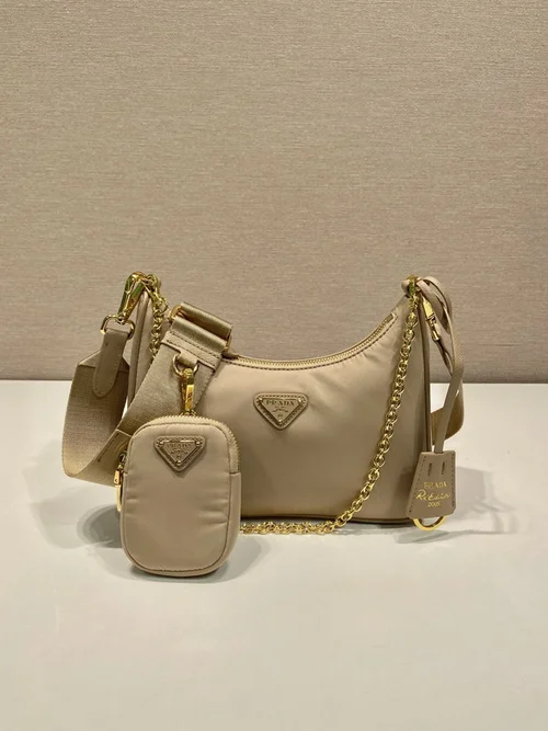 Prada Original Underarm Pouch Authentic Saffiano Leather Luxury