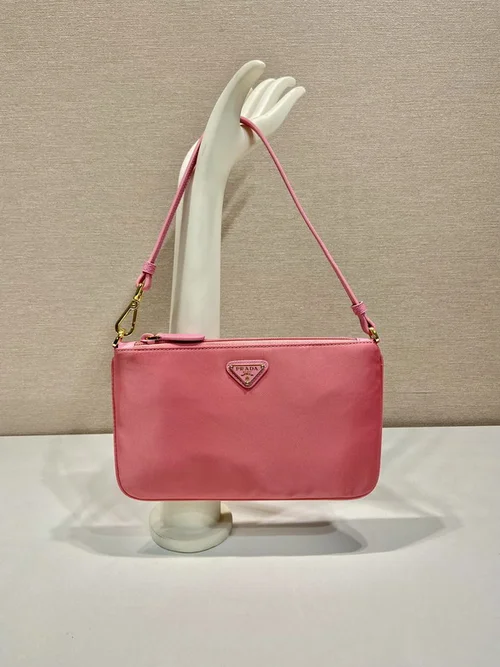 Prada Original Underarm Pouch Authentic Saffiano Leather Luxury