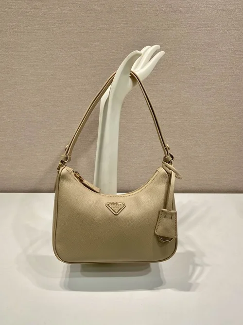 Prada Original Underarm Pouch Authentic Saffiano Leather Luxury