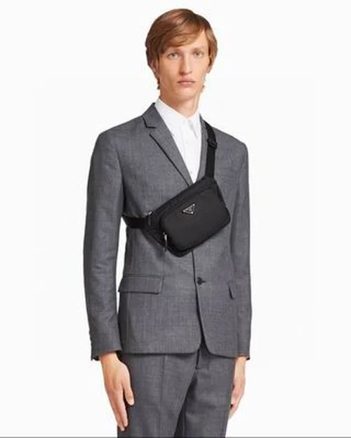 Prada Original Waist Chest Bag Authentic Saffiano Luxury