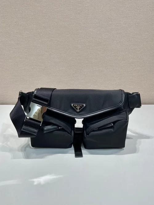 Prada Original Waist Chest Bag Authentic Saffiano Luxury