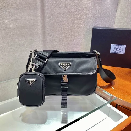 Prada Original Messenger Bags Authentic Saffiano Luxury