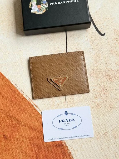 Prada Original Wallet Card Holder Authentic Saffiano Leather