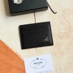 Prada Original Wallet Card Holder Authentic Saffiano Leather