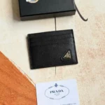 Prada Original Wallet Card Holder Authentic Saffiano Leather